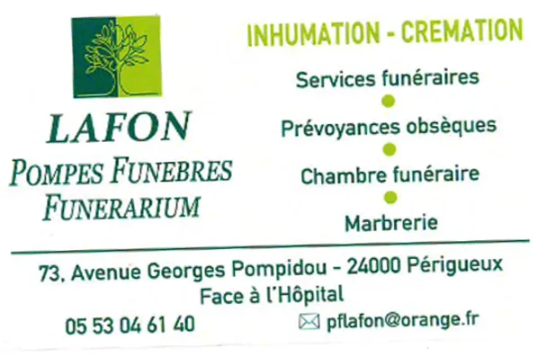 Logo Pompes Funèbres Lafon